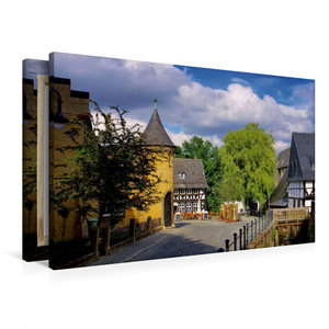 Premium Textil-Leinwand 90 cm x 60 cm quer Goslar