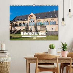 Historisches Goslar - Niedersachsen (Wandkalender 2024 DIN A2 quer), CALVENDO Monatskalender