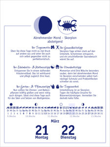 Der Mond 2023  - Tagesabreißkalender