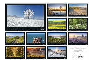 Naturlandschaften Deutschlands 2023 - Bildkalender 49,5x33 cm - die schönsten Landschaftsbilder Deutschlands - Wandkalender - Wandplaner