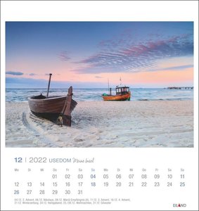 Usedom Postkartenkalender  - 2022