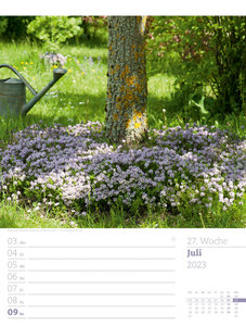 Gartenglück - Wochenplaner Kalender 2023
