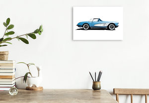 Premium Textil-Leinwand 45 cm x 30 cm quer Ein Motiv aus dem Kalender Corvette - Die US Ikone 2017