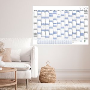 Wandplaner Neutral 2026