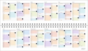 Bunte Wochen Wochenquerplaner 2026