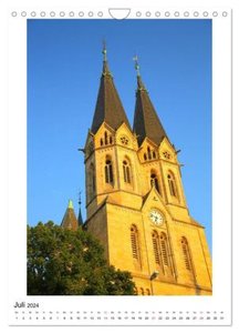 Wiesbaden - mit den Kirchen durch das Jahr (Wandkalender 2024 DIN A4 hoch), CALVENDO Monatskalender