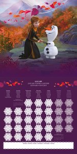 Pyramid – Frozen 2025 Broschürenkalender, 30x30cm, Kalender für Disney-Fans von Prinzessinnen-Abenteuer, Monatskalender mit farbenfrohen Illustrationen, nachhaltig nur mit Papierumschlag