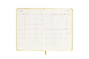 Moleskine 12 Monate Wochen Notizkalender - Color 2023, Pocket/A6, Orangegelb