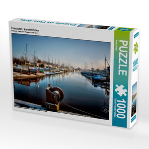 CALVENDO Puzzle Friesland - Vareler Hafen 1000 Teile Puzzle quer