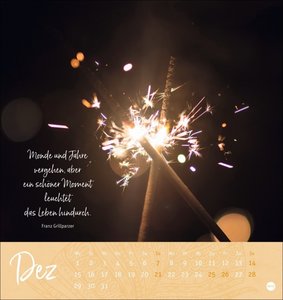 Tage voller Glück Postkartenkalender 2025