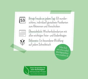 Postkartenkalender Kluge Frauen 2025