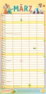 Unser Jahr - Unser Familienplaner für den Alltag 2024 - Familien-Timer - Termin-Planer - Kinder-Kalender - Familien-Kalender - 22x45