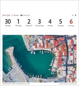 Griechische Inseln Sehnsuchtskalender 2025 - Wochenkalender mit 53 Postkarten
