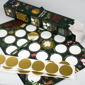 Was ich an dir liebe – Der Rubbel-Adventskalender