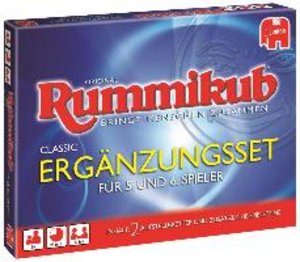 Jumbo 03458 - Original Rummikub Classic, Ergänzungsset für 5.+6. Spieler, Familienspiel