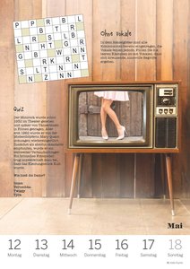 Stefan Heine Rentnerrätsel 2025 Wochenkalender - Quizkalender - Rätselkalender - Jede-Woche-neue-Rätsel - Rentner-Kalender - 21x29,7