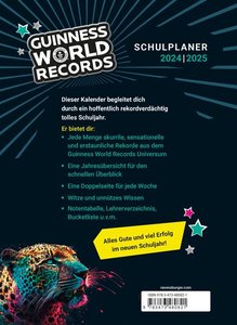 Guinness World Records Schulplaner 2024/2025 - der Kalender für ein Schuljahr voller Rekorde