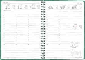 Wochenplaner Nature Line Forest 2024 - Taschen-Kalender A5 - 1 Woche 2 Seiten - Ringbindung - 128 Seiten - Umwelt-Kalender - mit Hardcover - Alpha Edition