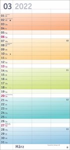 Bunte Wochen Planer für 2 Kalender 2022