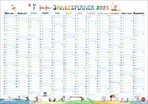 Helme Heine: Tafelkalender A3 2025