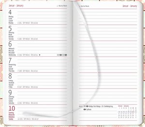 Ladytimer Slim Pastel Harmony 2023 - Taschen-Kalender 9x15,6 cm - Muster - Weekly - 128 Seiten - Notiz-Buch - Alpha Edition