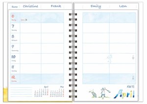Helme Heine Familienplaner-Buch A6 2026