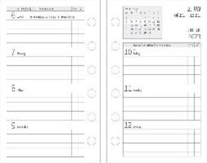 Timer Ersatzkalendarium A7 2023 - Bürokalender - Buchkalender A7 (8x13 cm) - Universallochung - 1 Woche 2 Seiten - 128 Seiten - Alpha Edition