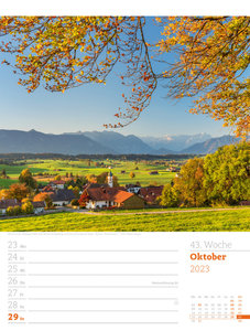 Faszination Alpenwelt - Wochenplaner Kalender 2023