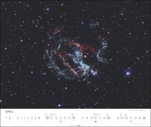 Himmel und Erde Kalender 2023. Faszinierende Weltraumfotos der modernsten Teleskope in einem Kalender im Großformat. Hochwertiger Posterkalender für Weltall-Fans.