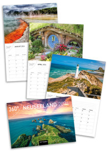 360° Neuseeland Broschürenkalender 2024