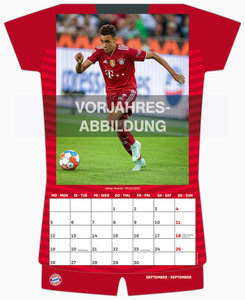 FC Bayern München 2023 - Trikotkalender - Wand-Kalender - Fan-Kalender - Fußball-Kalender - 34,1x42 - Sport