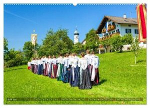 Heimat und Tradition - vom nördlichen Alpenraum bis München (hochwertiger Premium Wandkalender 2024 DIN A2 quer), Kunstdruck in Hochglanz