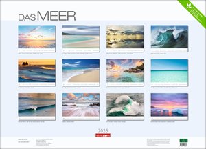 Das Meer Kalender 2026