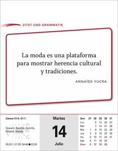 Spanisch Sprachkalender 2026