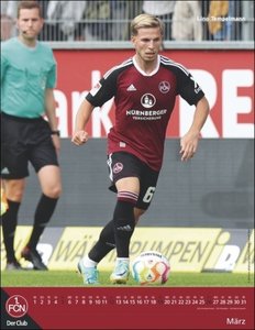 FC Nürnberg Posterkalender 2023. Fotokalender groß mit den besten Spielerfotos des Vereins. Wandkalender 2023 Großformat. 34x44 cm. Hochformat.