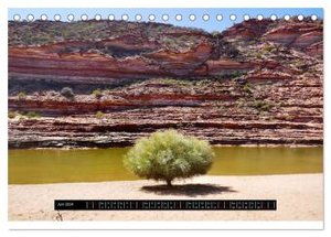 Unterwegs in Australiens Nationalparks (Tischkalender 2024 DIN A5 quer), CALVENDO Monatskalender