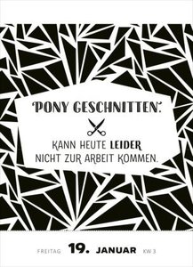 myNOTES Abreißkalender Heute: Tag der geschlossenen Tür!