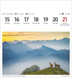 Alpen Sehnsuchtskalender 2026