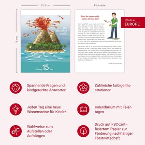 Kalender für clevere Kids Tagesabreißkalender 2026