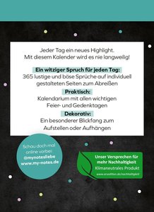 myNOTES Abreißkalender Heute: Tag der geschlossenen Tür!