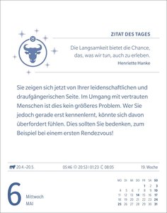 Stier Sternzeichenkalender 2026
