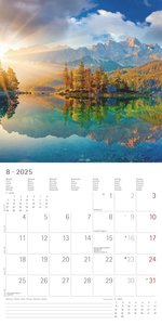 Sunny Moments 2025 - Broschürenkalender 30x30 cm (30x60 geöffnet) - Kalender mit Platz für Notizen - Bildkalender - Wandplaner - Wandkalender