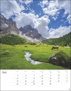 Schönes Alpenland Posterkalender 2023. Beeindruckender Fotokalender mit traumhaften Bergaufnahmen. Großer Wandkalender 2023 für Bergfreunde und Naturliebhaber.