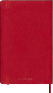 Moleskine 12 Monate Tageskalender 2024, Large/A5, Scharlachrot