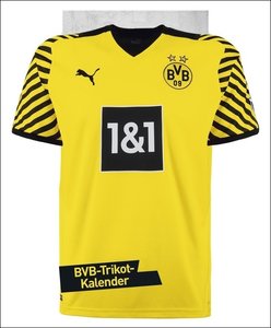 Borussia Dortmund Trikotkalender 2023. Großer Kalender im originalen Trikot-Design, perfekt für Fans des BVB. Die tollsten Spielerfotos in einem XXL Wandkalender.
