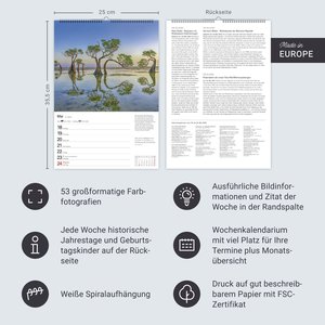 Wunder der Natur Wochenplaner 2026