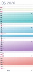 Bunte Wochen Planer für 2 2026