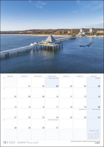 Usedom ...meine Insel Planer 2024. Terminkalender mit traumhaften Inselfotos. Viel Raum für Notizen in einem dekorativen Kalender der Sonneninsel.