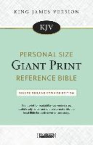 KJV Personal Size Giant Print Reference Bible Black (Genuine Leather): Deluxe Genuine Cowhide Edition