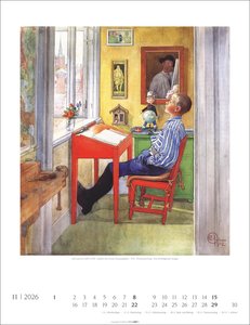 Carl Larsson Kalender 2026